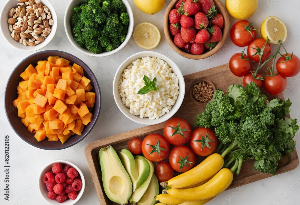 Fresh and Healthy Food Essentials
Healthy Eating: Fresh Fruits and Vegetables Fresh and Healthy Food Essentials
Healthy Eating: Fresh Fruits and Vegetables