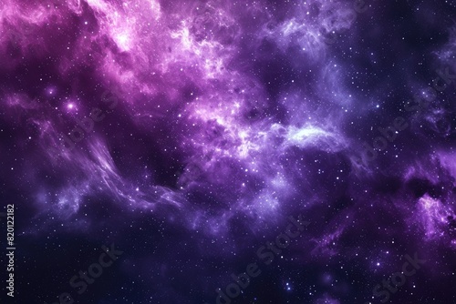 Amazing cosmic scene with vibrant colors