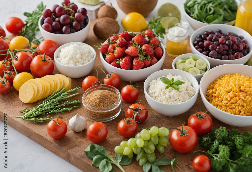 Fresh and Healthy Food Essentials
Healthy Eating: Fresh Fruits and Vegetables Fresh and Healthy Food Essentials
Healthy Eating: Fresh Fruits and Vegetables
