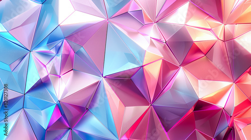 Abstract 3d rendering of polygonal background. Creative Design Templates