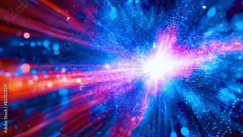 Wallpaper Mural Depict a galaxy with stars representing different processors and neural networks, connected by glowing, pulsating lines symbolizing data transfers, 4K High-Quality Video Torontodigital.ca