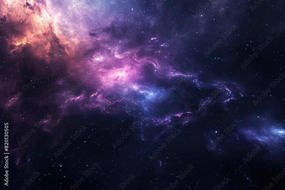 Stunning galaxy with stars and planets in space Stunning galaxy with stars and planets in space
