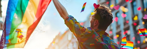 LGBTIQ+ Happy Pride Month and Day , history and traditions of Pride festivity, milestones related to the most important LGBTIQ+ community, lifestyle, photo background photo