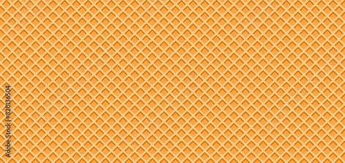 abstract background ice cream waffle background vector illustration seamless  pattern texture wafer.