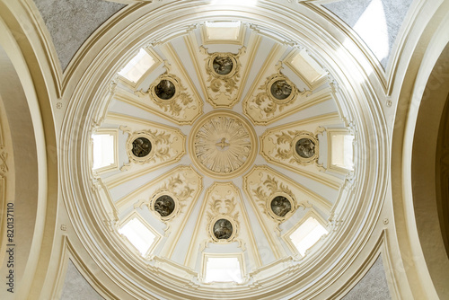 La cupola dell'Abbazia di Santo Spirito al Morrone a Sulmona in Abruzzo photo