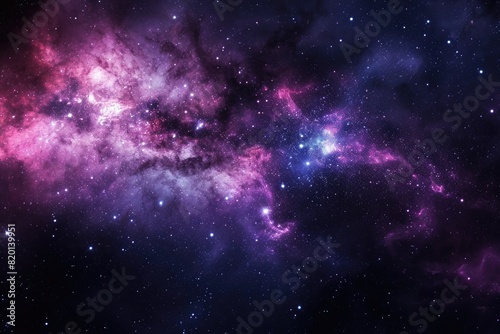 Beautiful galaxy background with vibrant colors