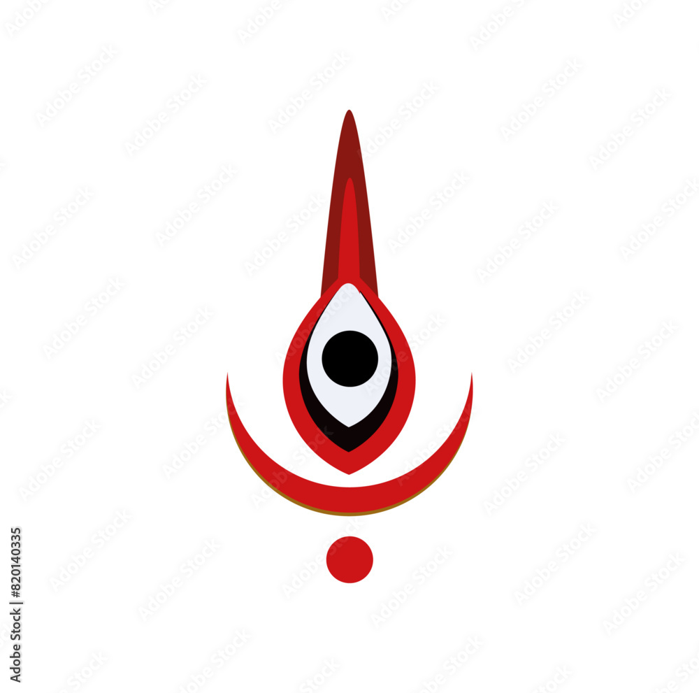 Obraz premium Lord Durga eyes 