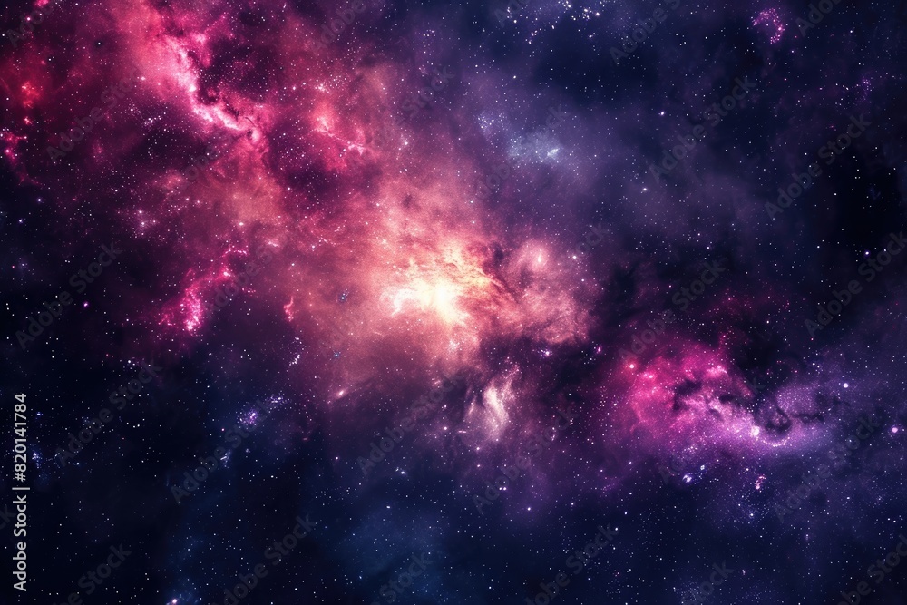 Beautiful galaxy background with nebulas and stars