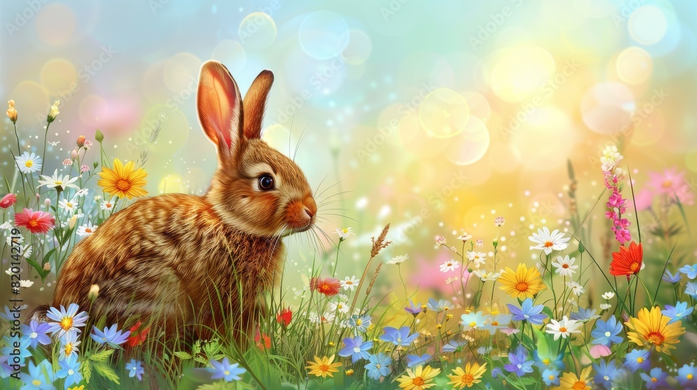 Background easter egg spring bunny happy rabbit flower seamless cute. Background easter egg spring bunny happy rabbit flower seamless cute.