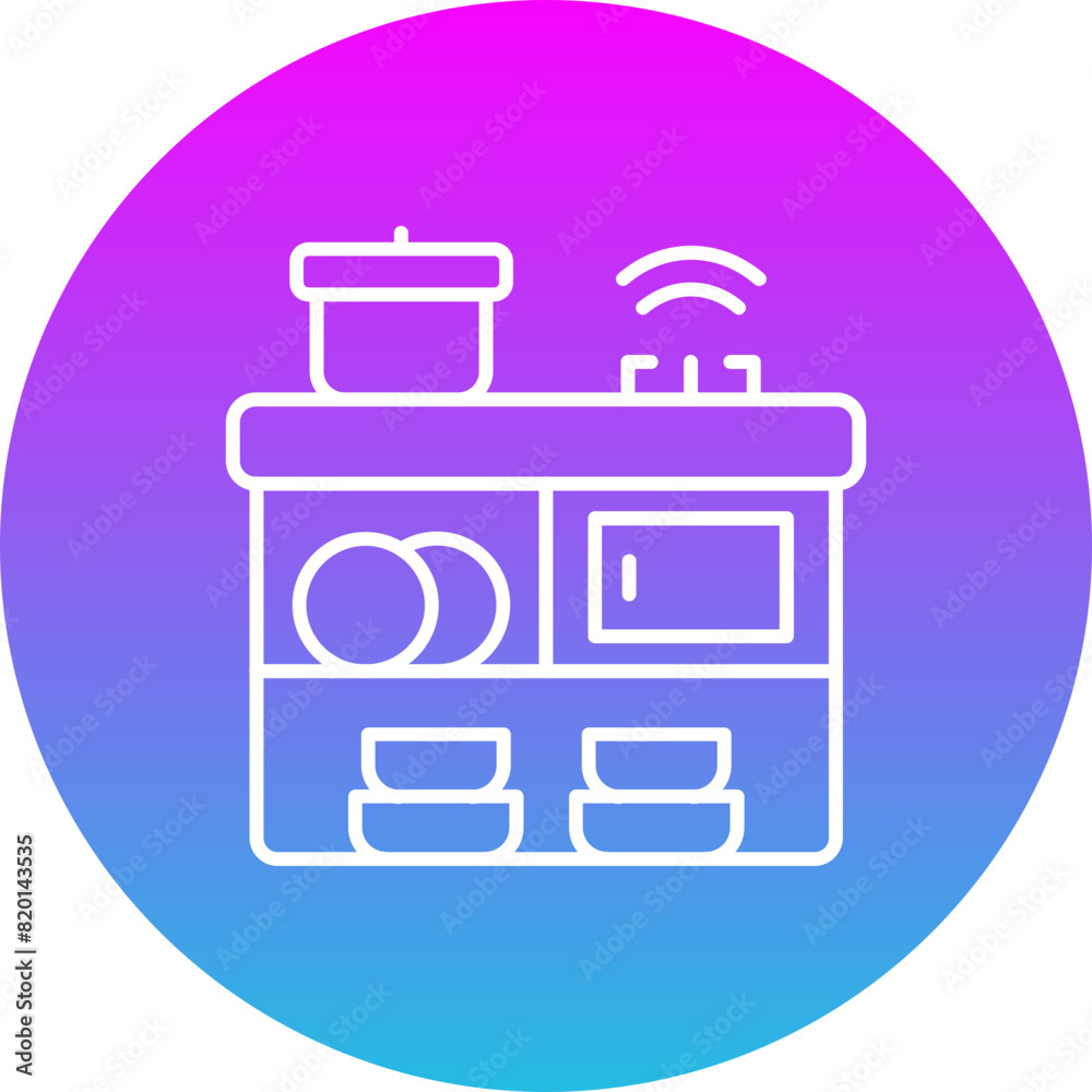 Smart Kitchen Icon Smart Kitchen Icon