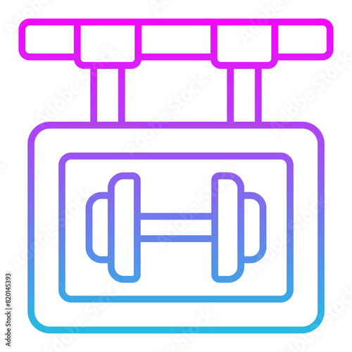 Gym Sign Icon