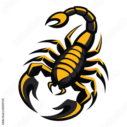 scorpion vector art illustration