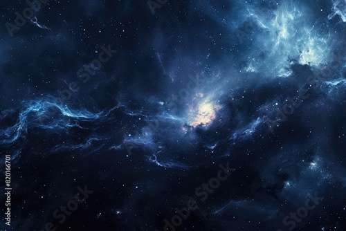 Stunning galaxy with stars and planets in space © ibhonk