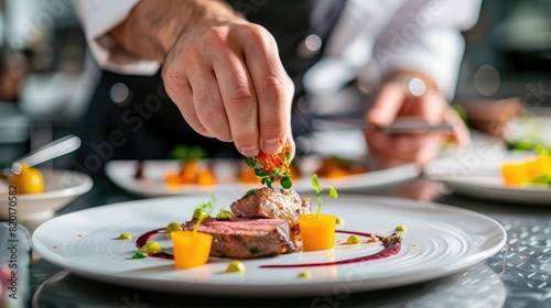 Delve into the artistry of food presentation