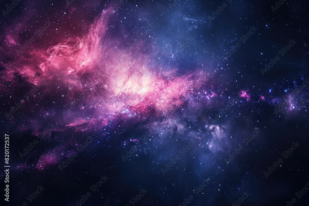Amazing galaxy with nebulas and cosmic dust Amazing galaxy with nebulas and cosmic dust