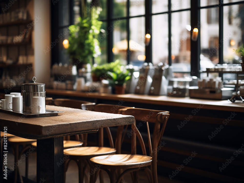Blurred background: cozy cafe and restaurant ambiance Blurred background: cozy cafe and restaurant ambiance