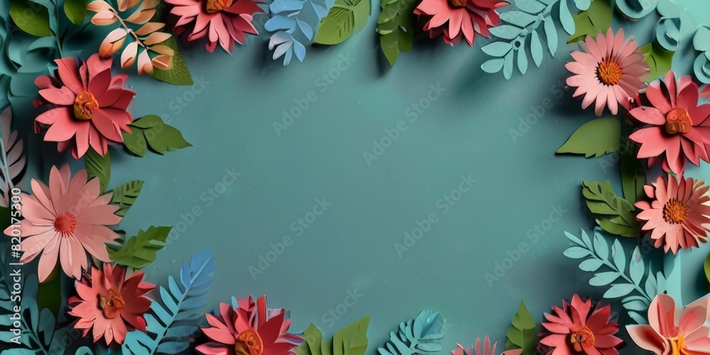 frame illustration wallpaper with a floral theme suitable for a wedding invitation background. Springtime frame illustration wallpaper with a floral theme suitable for a wedding invitation background. Springtime
