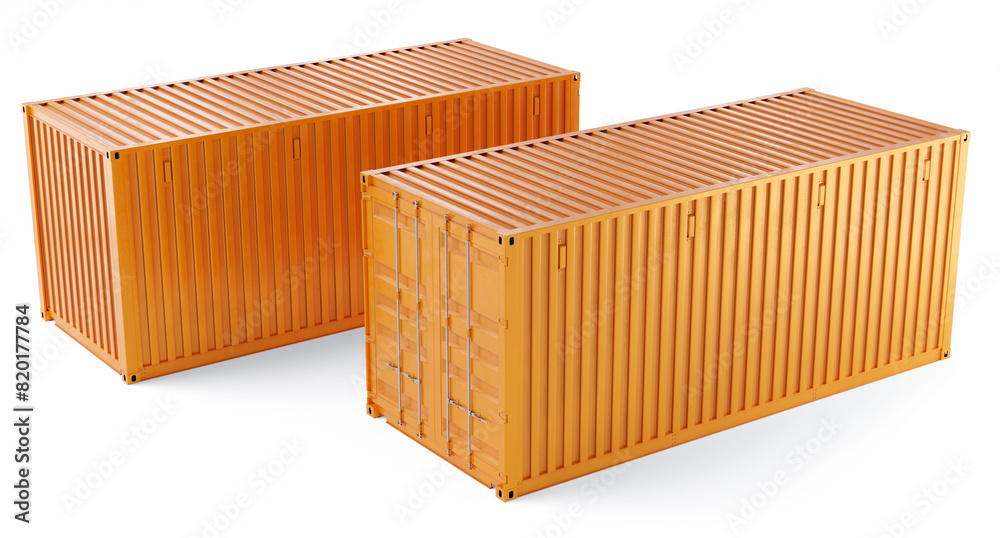 3d render illustration of a cargo container 3d render illustration of a cargo container