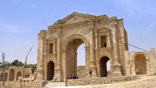 Jerash, Jordan, Roman ruins, amphitheater