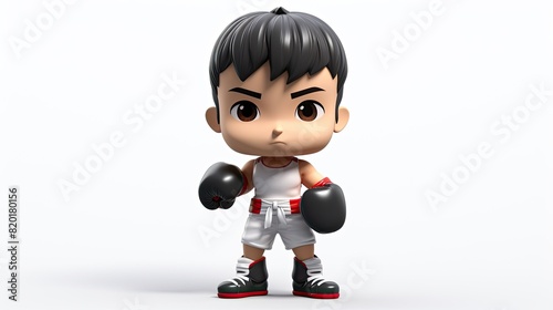 boxer figure in the form of a baby boxer photo