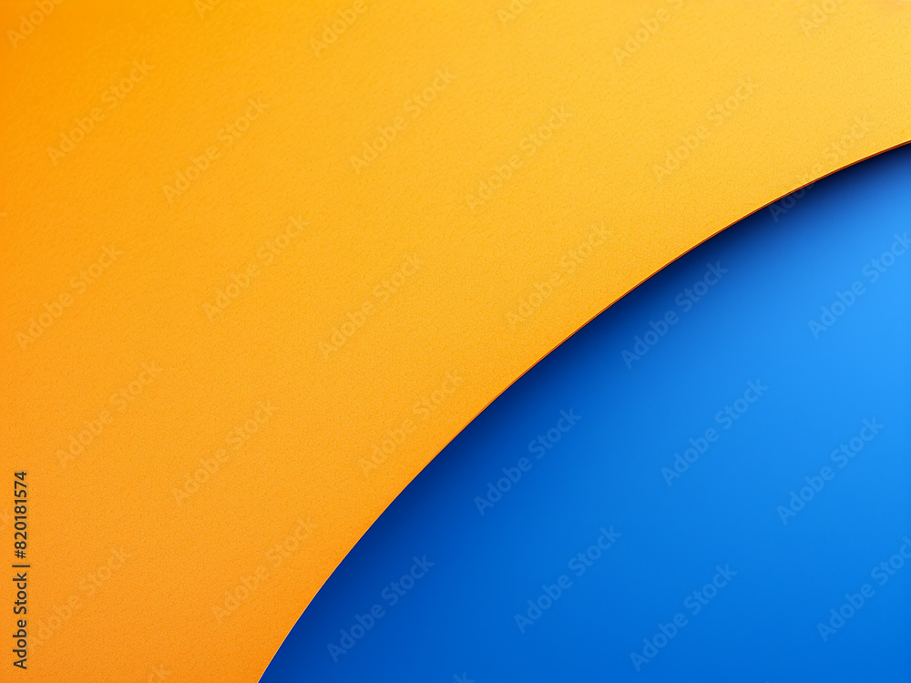 Abstract backdrop in vibrant yellow, blue, and orange tones, perfect for text placement Abstract backdrop in vibrant yellow, blue, and orange tones, perfect for text placement