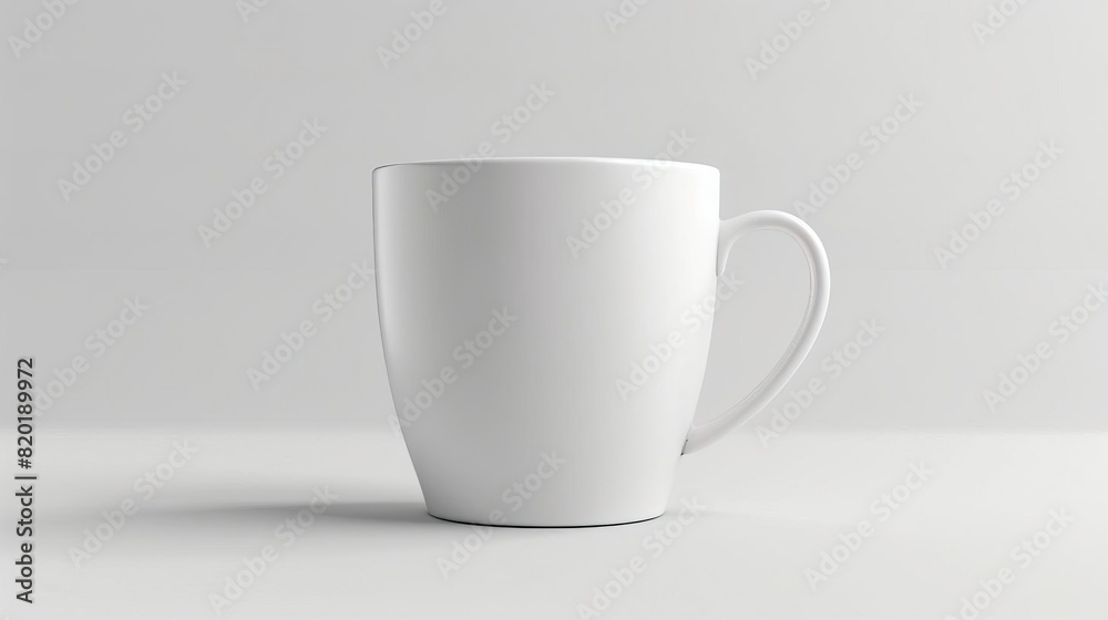 Obraz premium a white mug style mockup