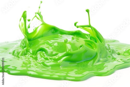 Viscous Green Slime Splash