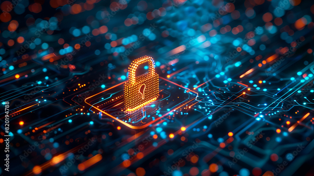 The digital lock / Ensuring Internet Safety through Advanced Cybersecurity Measures: Protecting Data and Privacy Online The digital lock / Ensuring Internet Safety through Advanced Cybersecurity Measures: Protecting Data and Privacy Online