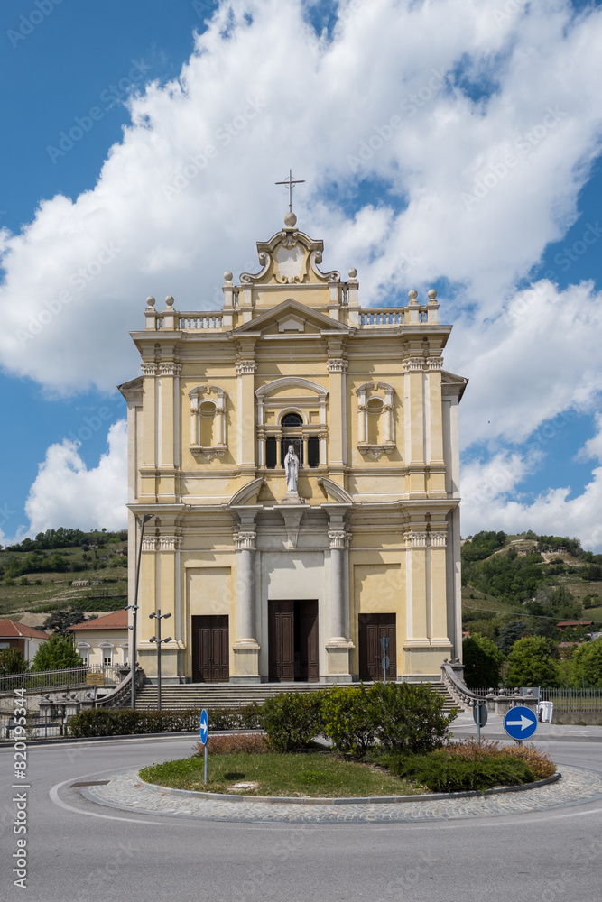 Yellow church, Santo Stefano Belbo