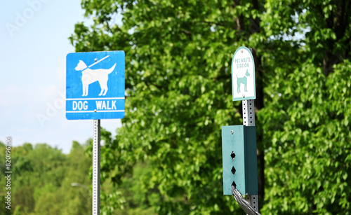 DOG WALK Signs