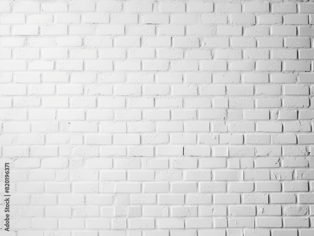 Presentation-ready design: Empty white brick wall texture Presentation-ready design: Empty white brick wall texture