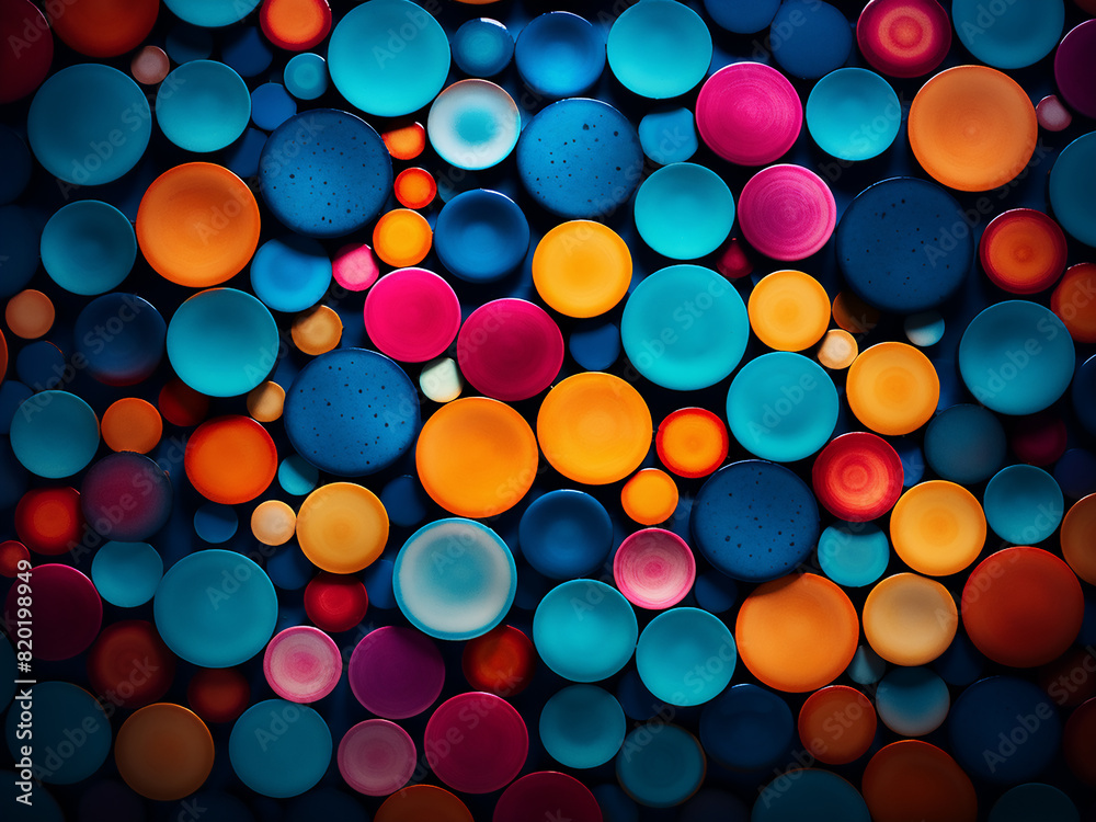 Background features circles of varying sizes and shades of the same color Background features circles of varying sizes and shades of the same color