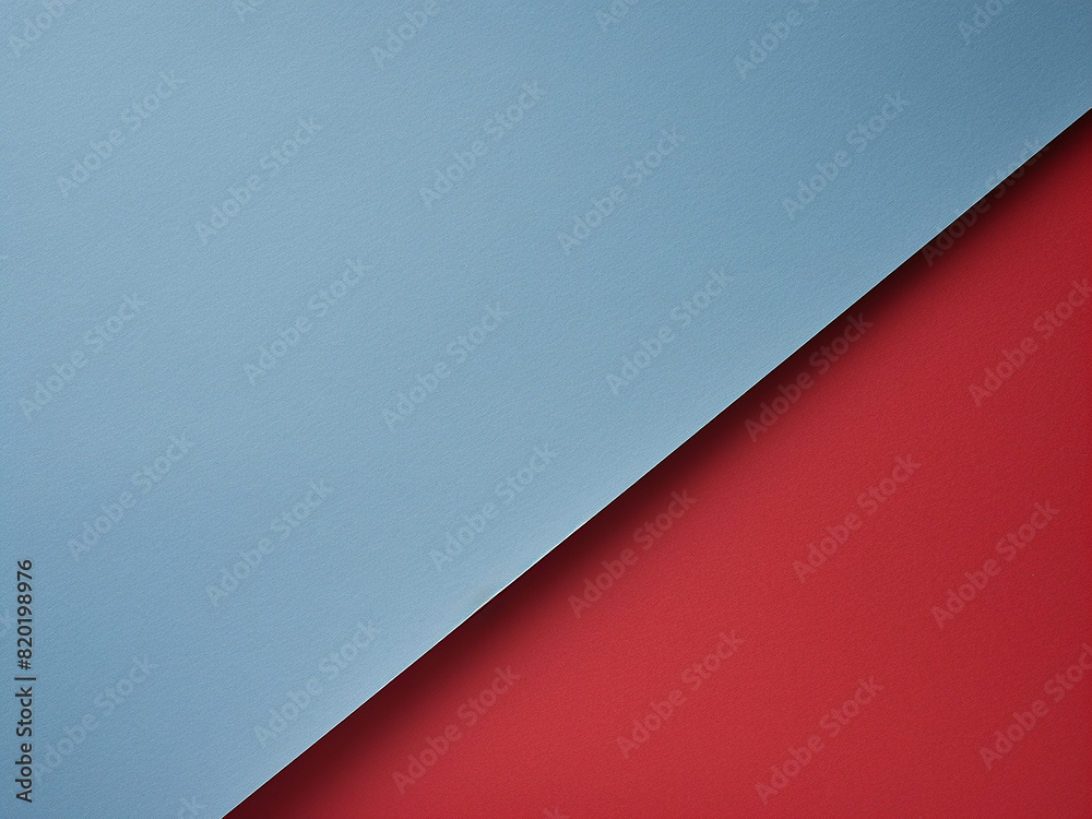 Ample copy space on a background of blue and red-toned paper Ample copy space on a background of blue and red-toned paper