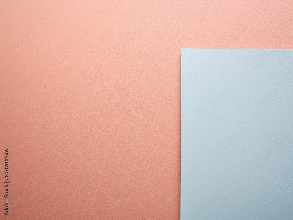 Stationery mockup features pastel paper texture with minimal geometric shapes