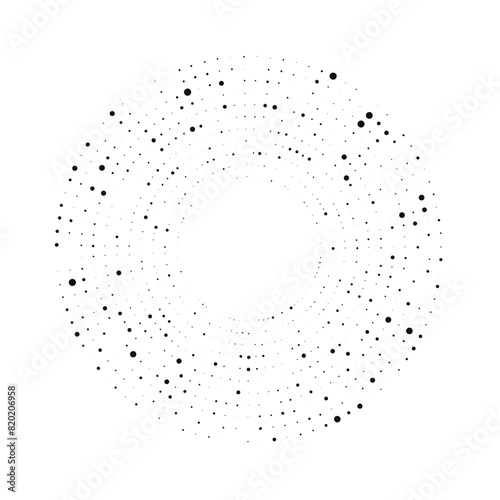 Circle halftone dotted background