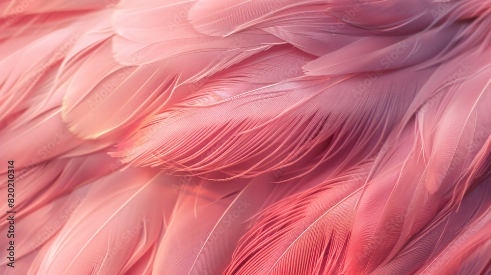 Soft Dusty Rose Feather Texture