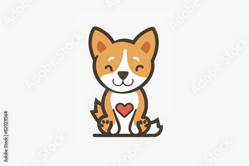 a logo for a mobile pet adoption service connecting rescue animals with loving homes.