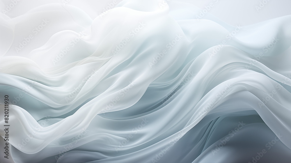 Obraz premium abstract white waves background