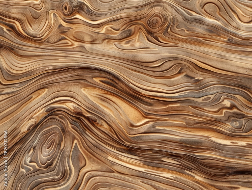 Wood grain texture, natural brown tones, realistic details, polished and clean