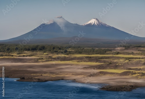 A view of a Volcano