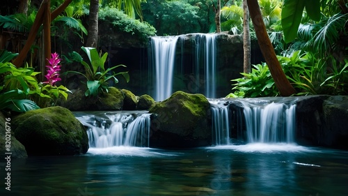 waterfall in the forest  paradise  Water fall