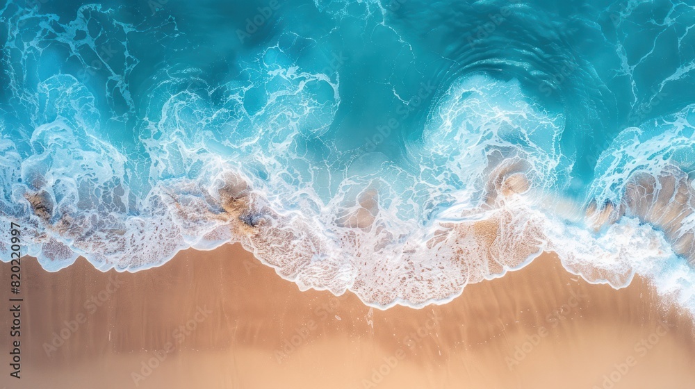The ocean is calm and the waves are small The ocean is calm and the waves are small