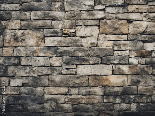 Texture of aged brick defines backdrop of ancient wall