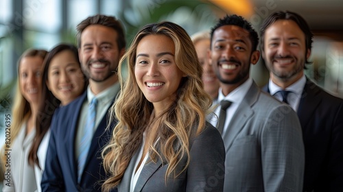 Group of business people posing. 