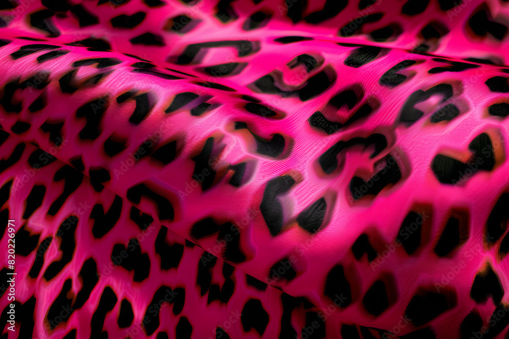 fabric hot pink cheetah AI fabric hot pink cheetah AI
