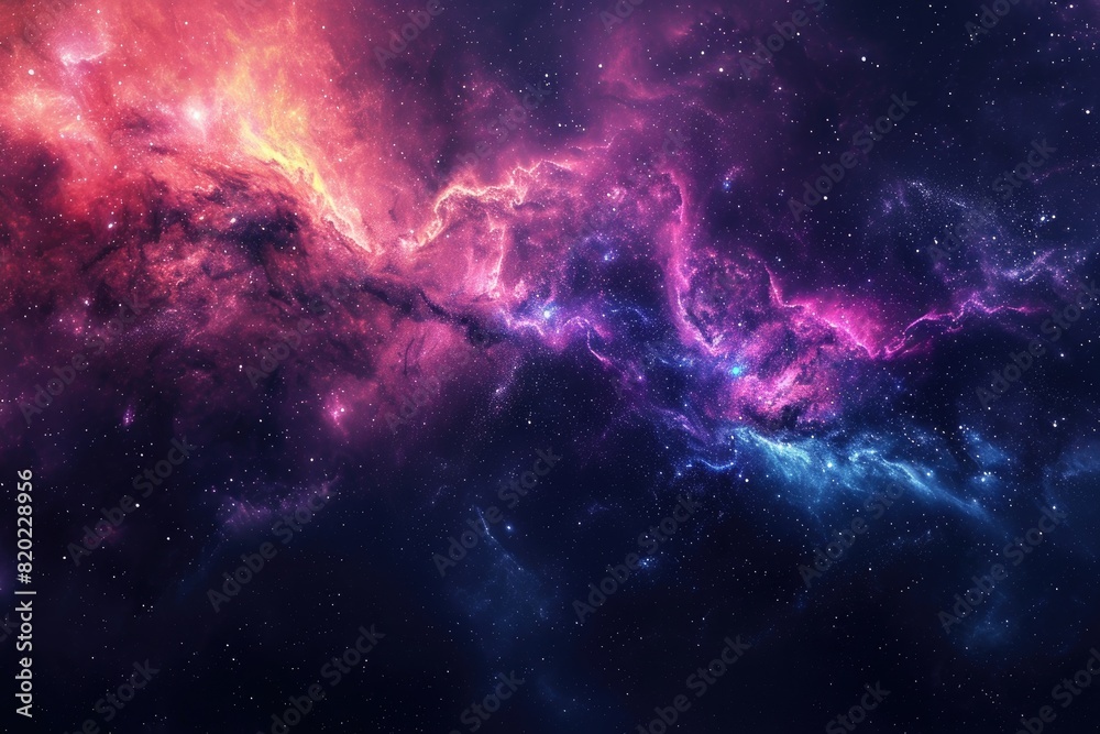Beautiful galaxy background with vibrant colors Beautiful galaxy background with vibrant colors