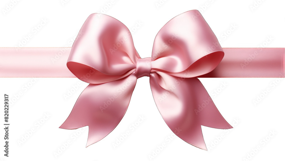pink ribbon bow isolated on transparent background Remove png, Clipping ...