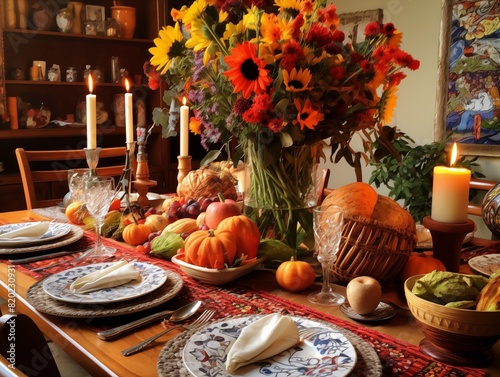Festive Tablescape Painting the Rich Tapestry of Culinary Delights and Decorative Displays at Shavuot Gatherings