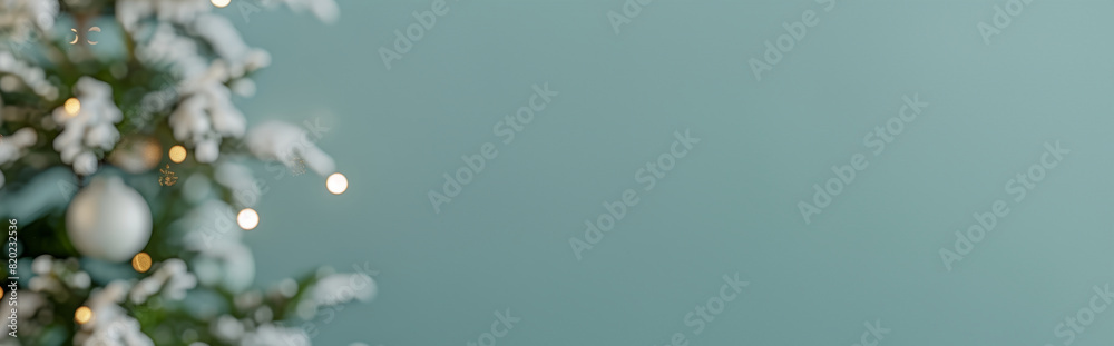 Fototapeta premium Christmas banner. Background Xmas design. Horizontal holiday christmas poster, greeting cards, headers for website