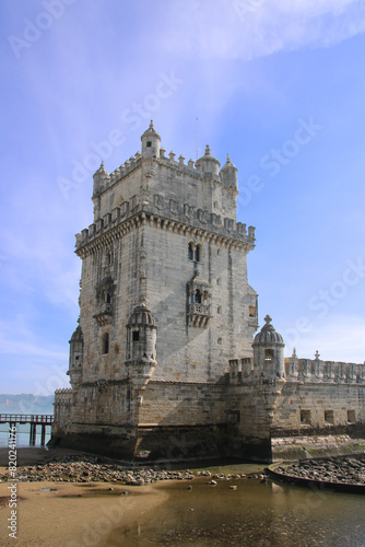 The Belém Tower is an old military construction, located at the mouth of the Tagus River, in the Santa Maria de Belém neighborhood, together with the Jerónimos Monastery in Lisbon, Portugal.